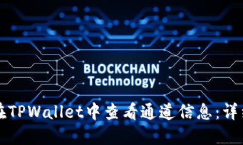 如何在TPWallet中查看通道信息：详细指南