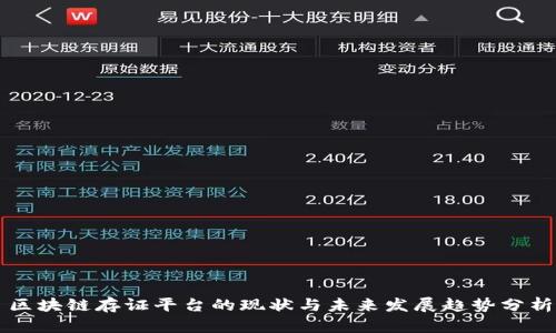 区块链存证平台的现状与未来发展趋势分析